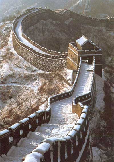 The Great Wall: a defensive structure you can view from space