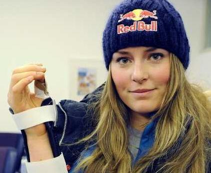 Lindsey Vonn, alpine skiing athlete from the United States. [Xinhuanet File Photo]