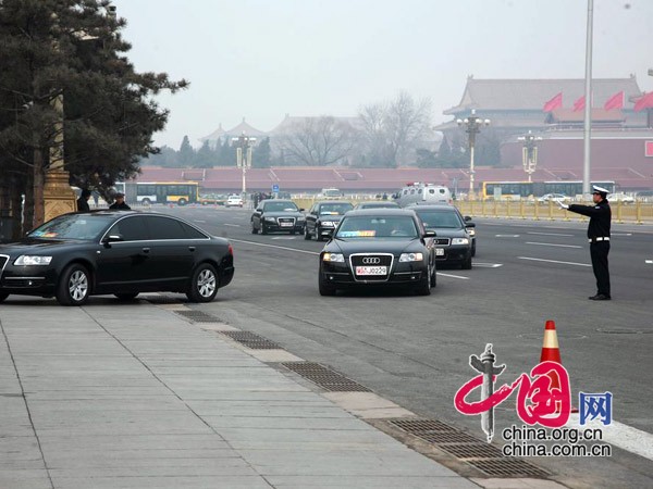 The Opening Session of the 3rd Session of the 11th Chinese People's Political Consultative Conference is convened at 15:00 am on March 3, 2010 at the Great Hall of the People.