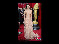 Actress Demi Moore arrives at the 82nd Annual Academy Awards held at Kodak Theatre on March 7, 2010 in Hollywood, California. [CFP]