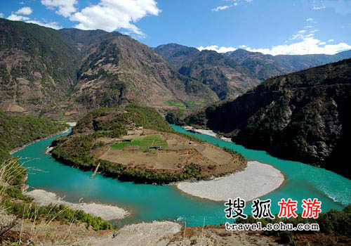 The exquisite natural landscape of the Nujiang River. [Photo: sohu.com]