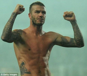 Footballer David Beckham. (Photo: sports.sohu.com)