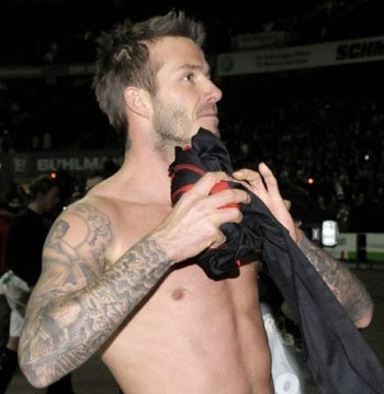Footballer David Beckham. (Photo: sports.sohu.com)