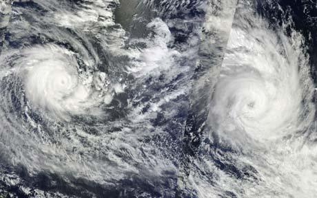 Tropical Cyclones Ului and Tomas cross the Pacific Ocean. [File photo]