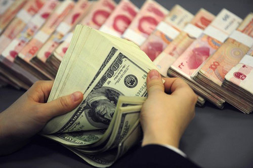 China has rejected calls from US to appreciate the yuan, saying the currency's exchange rate is not to blame for a trade surplus.