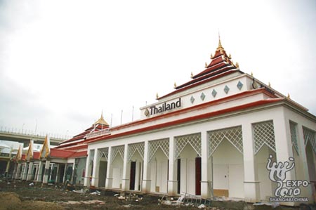 Thailand Pavilion almost completed