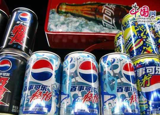 China's soft-drinks output will continue to grow at more than 20 percent a year, Xinhua News Agency said, underscoring the potential for companies such as Coca-Cola Co and PepsiCo. [CFP]