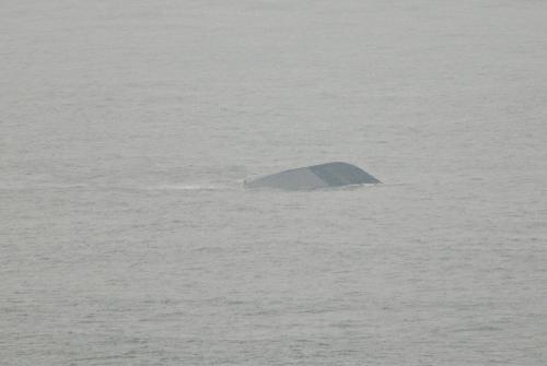 A South Korean naval ship, the Cheonan, sinks near South Korea's Baeknyeong Island, close to North Korea, in the western waters on Saturday, March 27, 2010. 