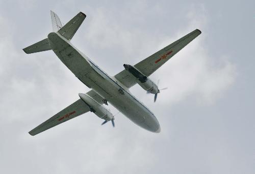 Aerotransport planes prepare for artificial rainfall