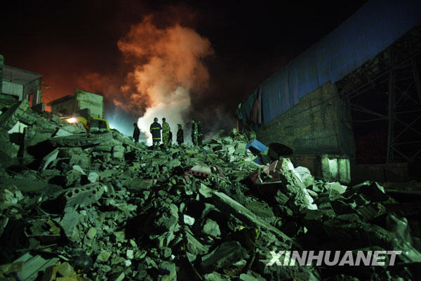 Two miners were confirmed dead and one more injured in a coal and gas outburst at a coal pit run by Guomin Mining Co., Ltd. in Yichuan County of Luoyang City, central China's Henan Province, on Wednesday. (Xinhua Photo)