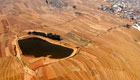 Aerial view of drought-hit areas in SW China