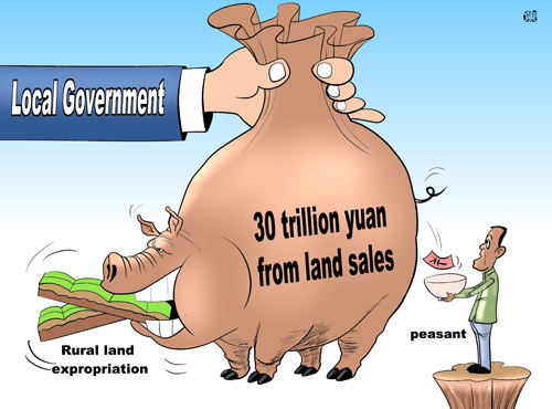 Land sales [By Jiao Haiyang/China.org.cn]