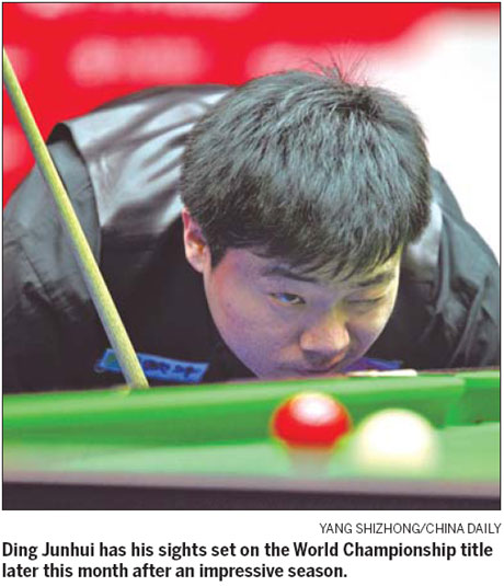 In-form Ding eyes world title