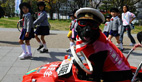 Dog traffic police promotes traffic safety in Osaka