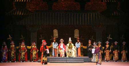 Still of Peking Opera production 'The Legend of Xiao He' [CCTV]
