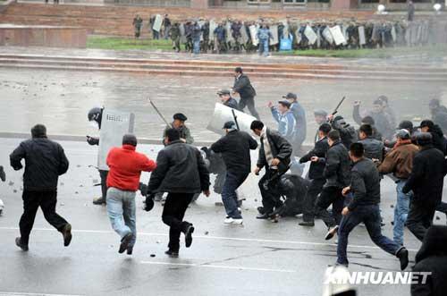 Dozens of people were killed and more than 400 were injured in violent clashes between anti-government protestors and police in Kyrgyzstan. 