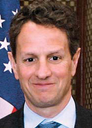 Timothy Geithner says the yuan will take a broader role. 