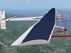 Solar plane flies for 90 mins.