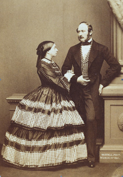 British Queen Victoria and Prince Albert, 1861