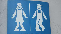 Ultimate collection of restroom signs