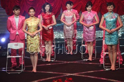 Ritual Girls for Shanghai World Expo competition held in Hangzhou.[CNS Photo]