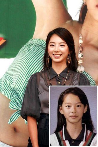 Korean actress Park Soojin.