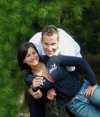 Petr Cech and his wife Martina (Photo Source: bbs.huanqiu.com)