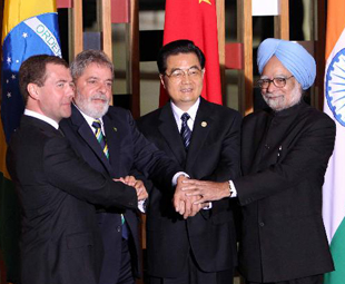 Hu urges closer cooperation among BRIC nations