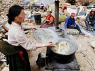 Yushu people can enjoy warm food