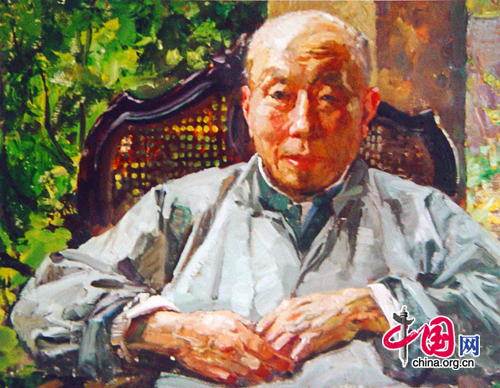 Yan Wenliang's portrait (by Li Zongjin)