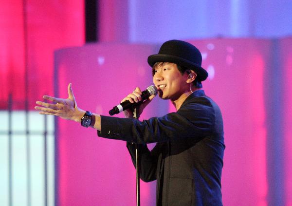 Singer JJ Lam performs during the Star Awards 2010 held in Singapore, April 25, 2010.