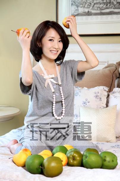 Chinese actress Li Nian poses for a travel magazine. 