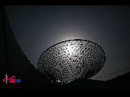 Photo taken on April 28, 2010 shows the public facilities in the World Expo Park in Shanghai, east China. [Photo by Yang Jia]