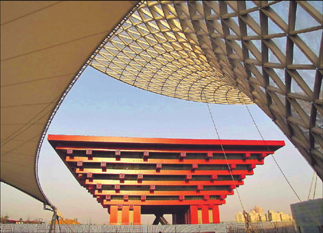 China Pavilion at the World Expo in Shanghai. Provided to China Daily. 