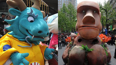 Cartoon carnival parade was held in Hangzhou