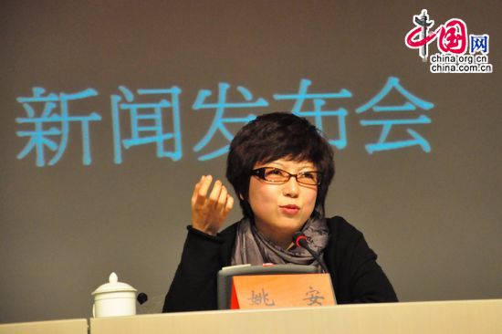 Yao An, deputy curator of Capital Museum intends to make the museum 'My museum' of the Beijing and all Chinese citizens. [Maverick Chen / China.org.cn]