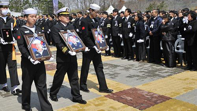 S. Korea bids farewell to warship victims