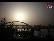 Photo taken on April 29, 2010 shows the beautiful scenery in the World Expo Park in Shanghai, east China.  [Photo by Yang Jia