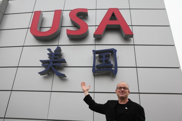 Martin Alintuck, director of communications for the USA Pavilion
