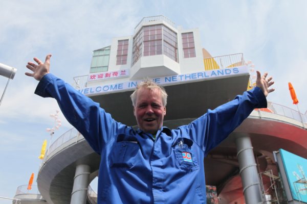 John Kormeling, the designer of Netherlands Pavilion at Shanghai Expo