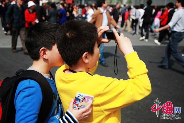 Visitors, from home and abroad, are thronging to the gates of the Expo park