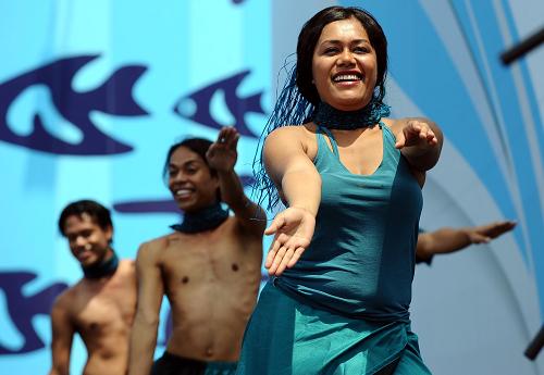 Art performances at the Expo. [Xinhua]