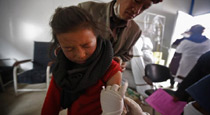 Children in Yushu get vaccinated