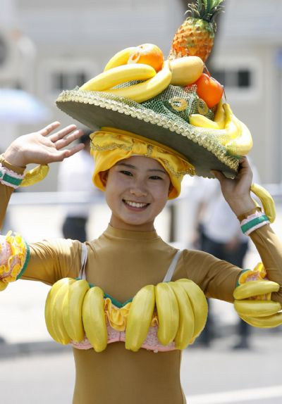 Grand parade at World Expo Park