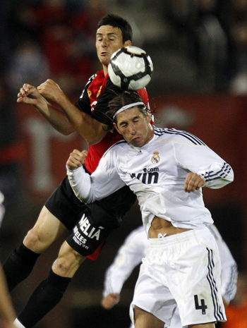 Cristiano Ronaldo scored a hat trick as Real Madrid came back from a goal down to secure what in the end was a comfortable 4-1 win in Mallorca. (Xinhua/Reuters Photo)