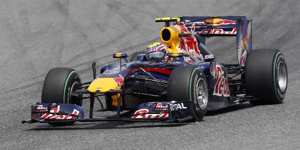 Red Bull's Australian driver Mark Webber is seen driving at the Circuit de Catalunya in Montmelo, near Barcelona, during the Formula One Grand Prix of Spain. Webber led from start to finish to record his first win of the season and the second for his team. (Xinhua/Reuters Photo)