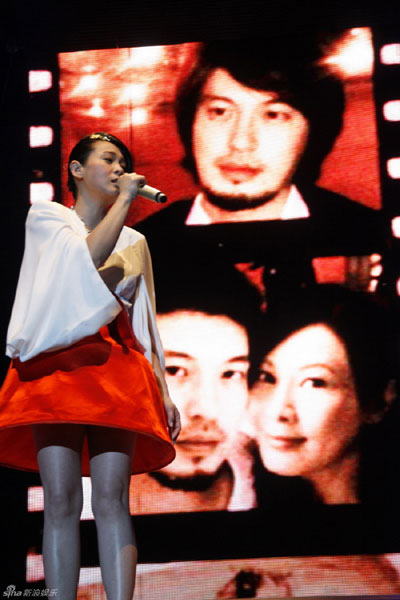 Rene Liu performs at the Shanghai Grand Stage in Shanghai on Saturday, May 8, 2010. Shanghai was the first stop on her fifth concert tour.