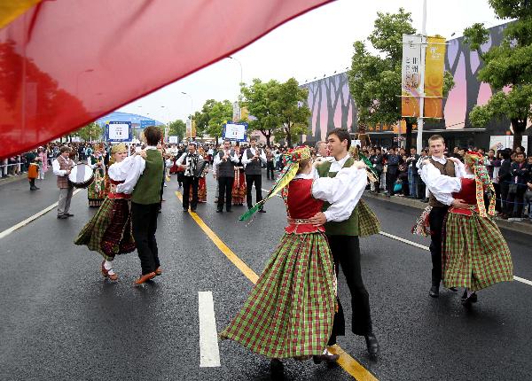 Merry European Day Parade at Expo Park