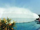 Walking in cloud at Meteo World Pavilion