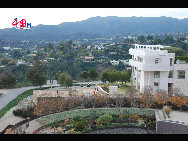 The Getty Center, in Brentwood, Los Angeles, California, is one of two locations of the J. Paul Getty Museum. The Center, which opened on December 16, 1997, is also well known for its architecture, gardens, and views (overlooking Los Angeles). [Photo by Chen Chao]